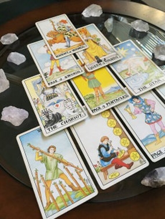 Tarot spread for current past & future events Etsy