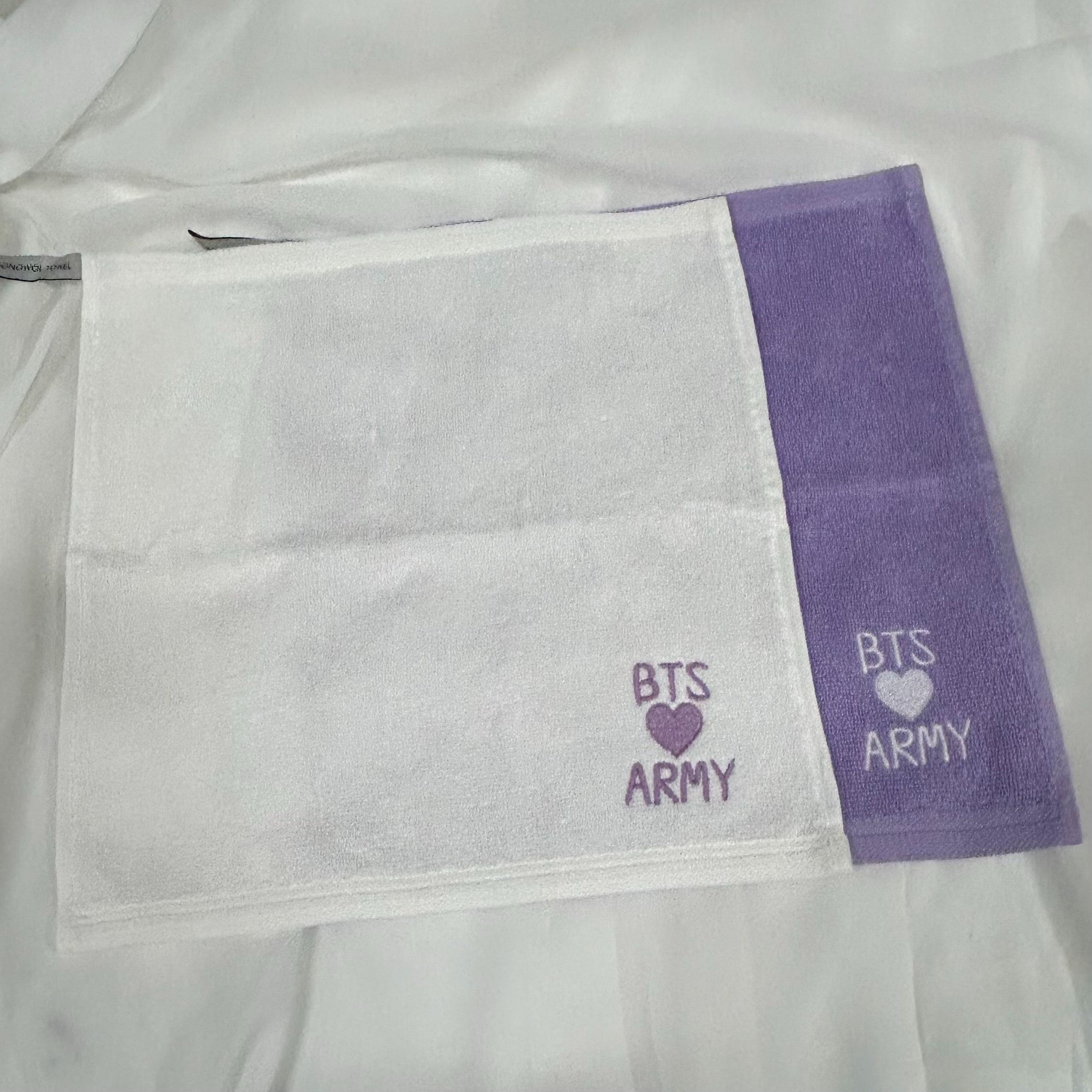 BTS 100% Handmade Embroidery Handkerchief Korea Seoul - Etsy