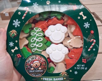Howliday Treat Company Christmas Dog Cookies - Human Grade