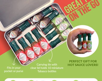 Coffret cadeau Mini Tabasco pour amateur de sauce piquante