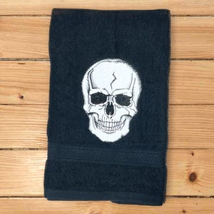 ELLEGARDEN　skull bath towel Skull Bath Towel - Etsy