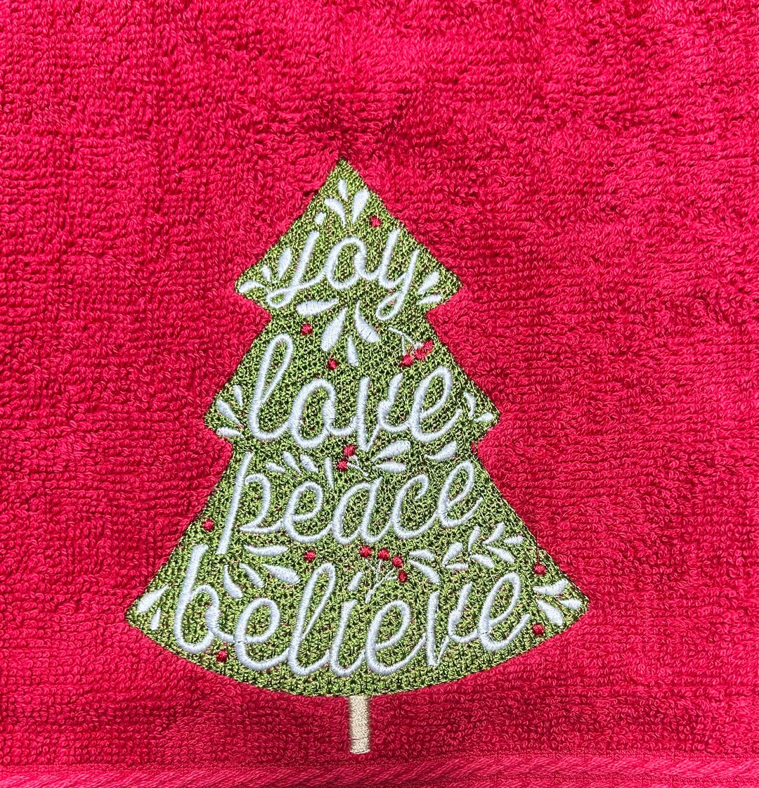 Christmas Hand Towel Christmasholiday Towels. Holiday Bathroom Towels