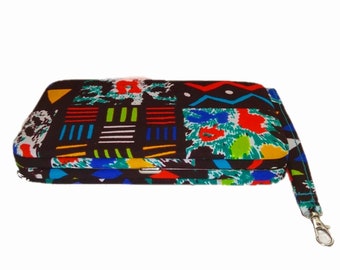 Ankara Wallet - Monedero impreso africano