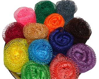 Eponge filet africaine - éponge sapo - éponge Ghana - éponge bain-douche - longue