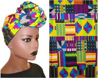 Ankara Head Wrap - African Print Head Wrap - Ankara Head Scarf  - African Headwrap - Ankara Turban - African Turban Scarf  -  Headwraps