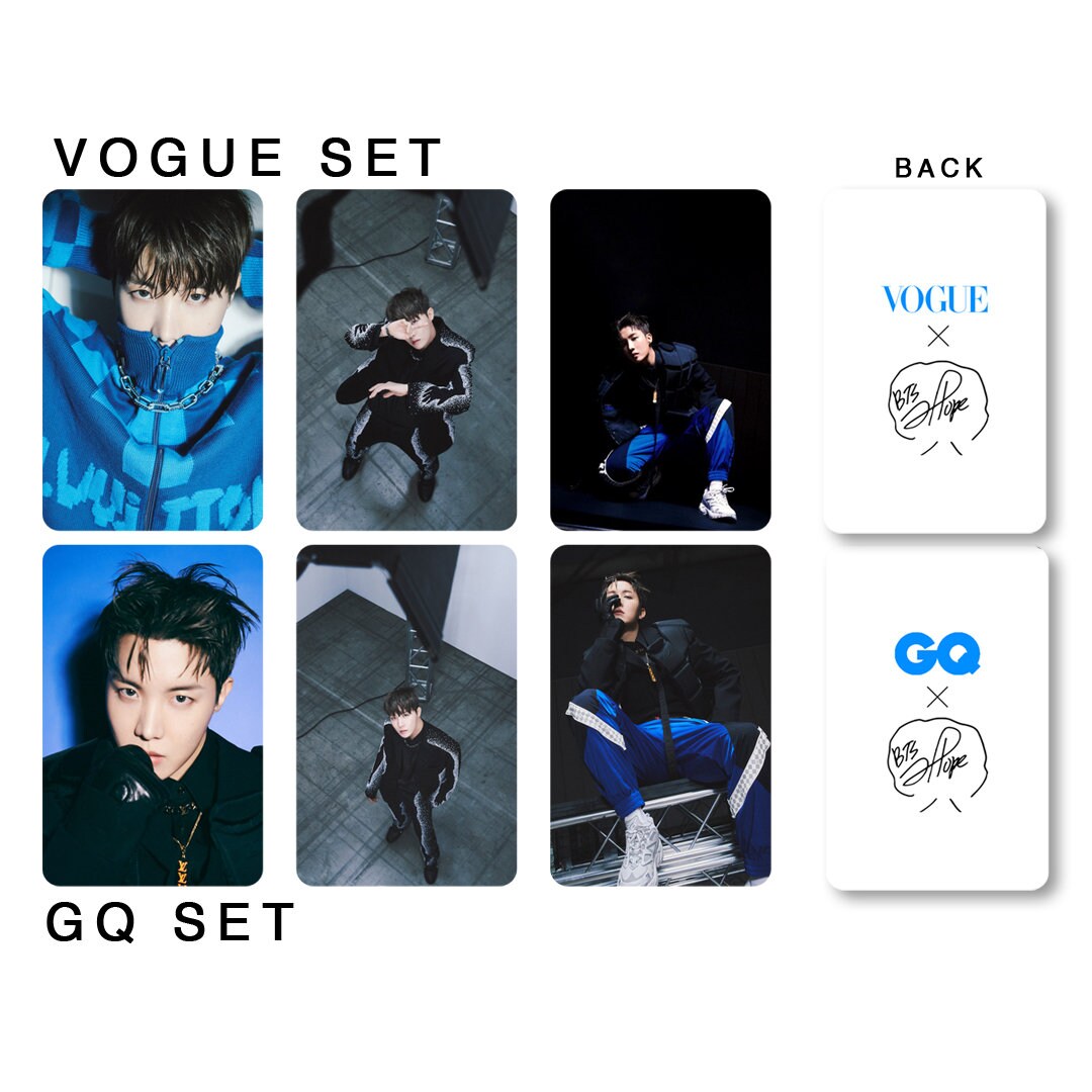 グランドホールセール GQ Holographic BTS X Etsy - 3] of [SET Photocards Vogue タレントカード