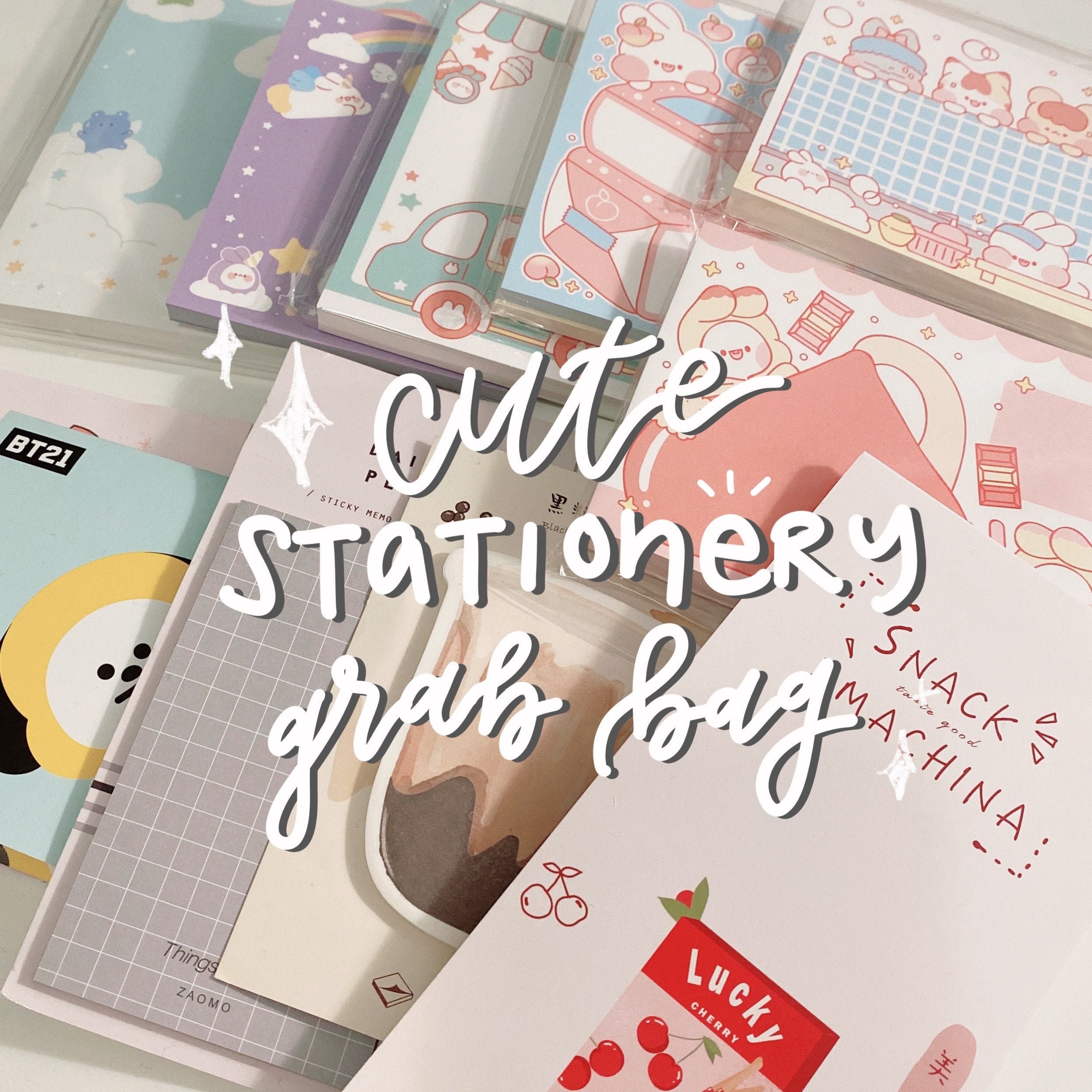 Cute Stationery Box Kawaii Stationery Set Cute Stationery Set Back