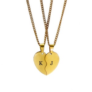 2-delige aanpasbare hartketting