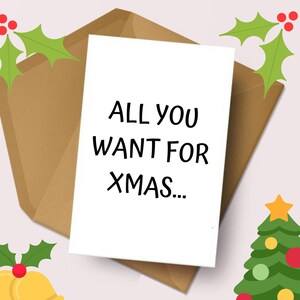 Kerst GolfKaart, Xmas Golf Card, Beledigende golf kerstkaart, Golf Kerstkaart, Golf kaart, beledigende golfkaart, beledigingskaart