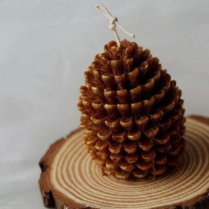 Pine Candle Making Mold - Handmade Soap Mold - Durable Silicone Mold image 1