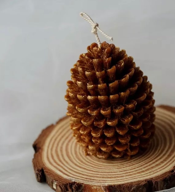 Pine Candle Making Mold - Handmade Soap Mold - Durable Silicone Mold