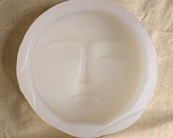 Highly Sought-After Moon Face Silicone Mold for Candles, Resin, Sculptures - New Design