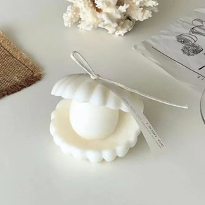 Large Pearl Shell Silicone Mold for Candles, Resin, Sculptures - New Design