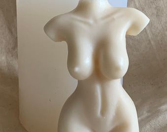 3D Women's Body Candle Mold - Food-Grade Silicone - Handmade Soap Mould