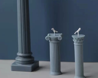 New Design | Roman Column Silicone Mold for Candles, Resin, Sculptures