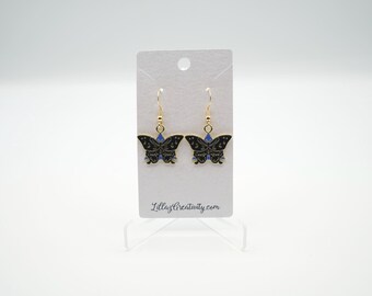 Celestial Moth Earrings