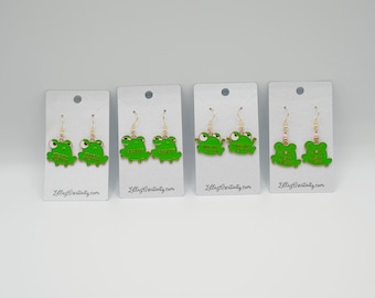 Sassy Frog Earrings