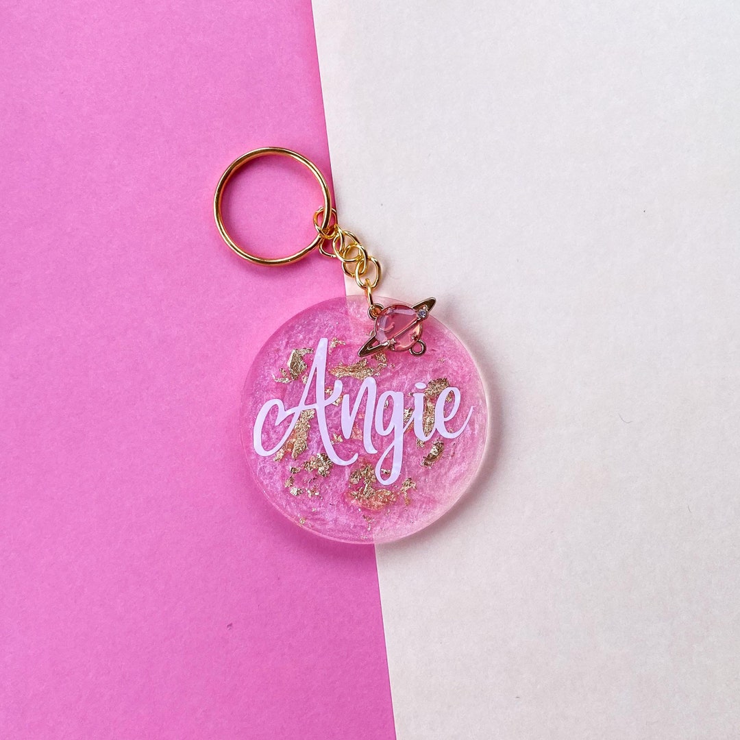 Name Engraved Keychains Custom 4D Numberplate Keyring