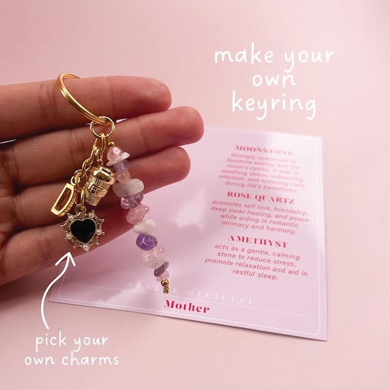 Crystal Keyring Charm