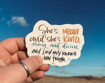Lord Only Knows How Tough Waterproof Sticker