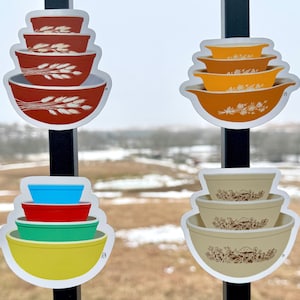 Vintage Pyrex Bowl Magnets