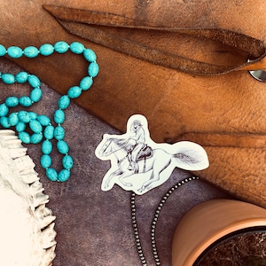 Ride Fast Cowboy Waterdichte Sticker