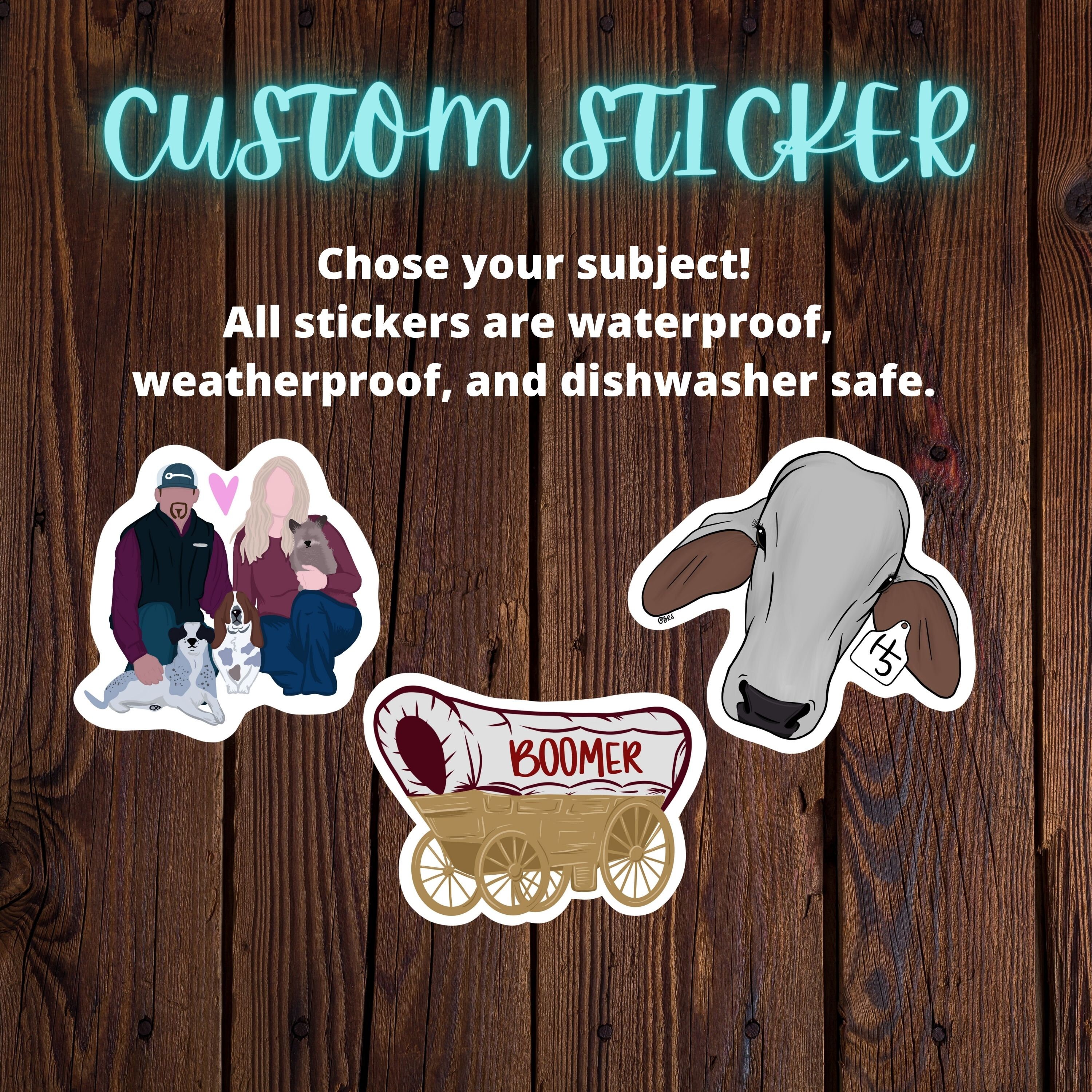 Custom Sticker Order Etsy