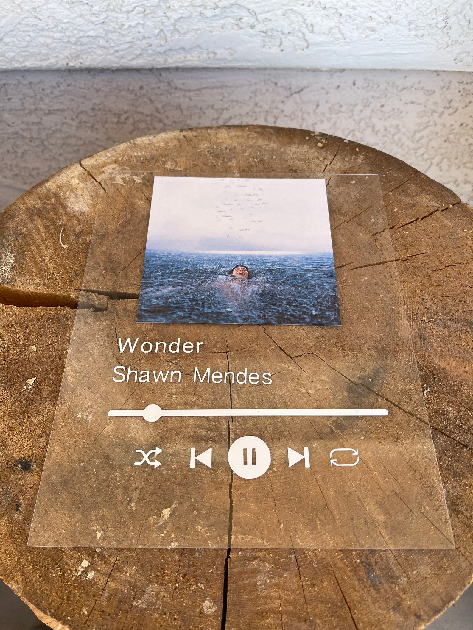 Custom Acrylic Music Plaque Personalized Album Plaque Etsy