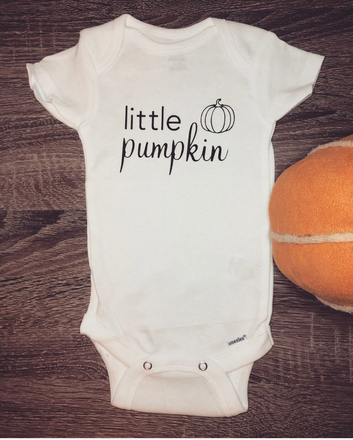 Little Pumpkin Baby Onesie Halloween Baby Onesie Pumpkin Etsy