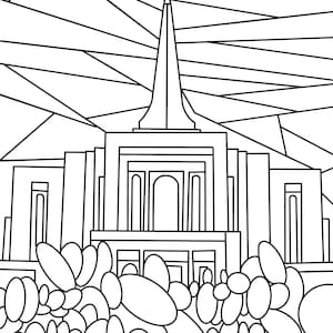 Kolorowanka Gilbert Arizona Temple
