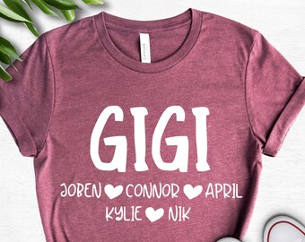 Custom Gigi Shirt | Etsy