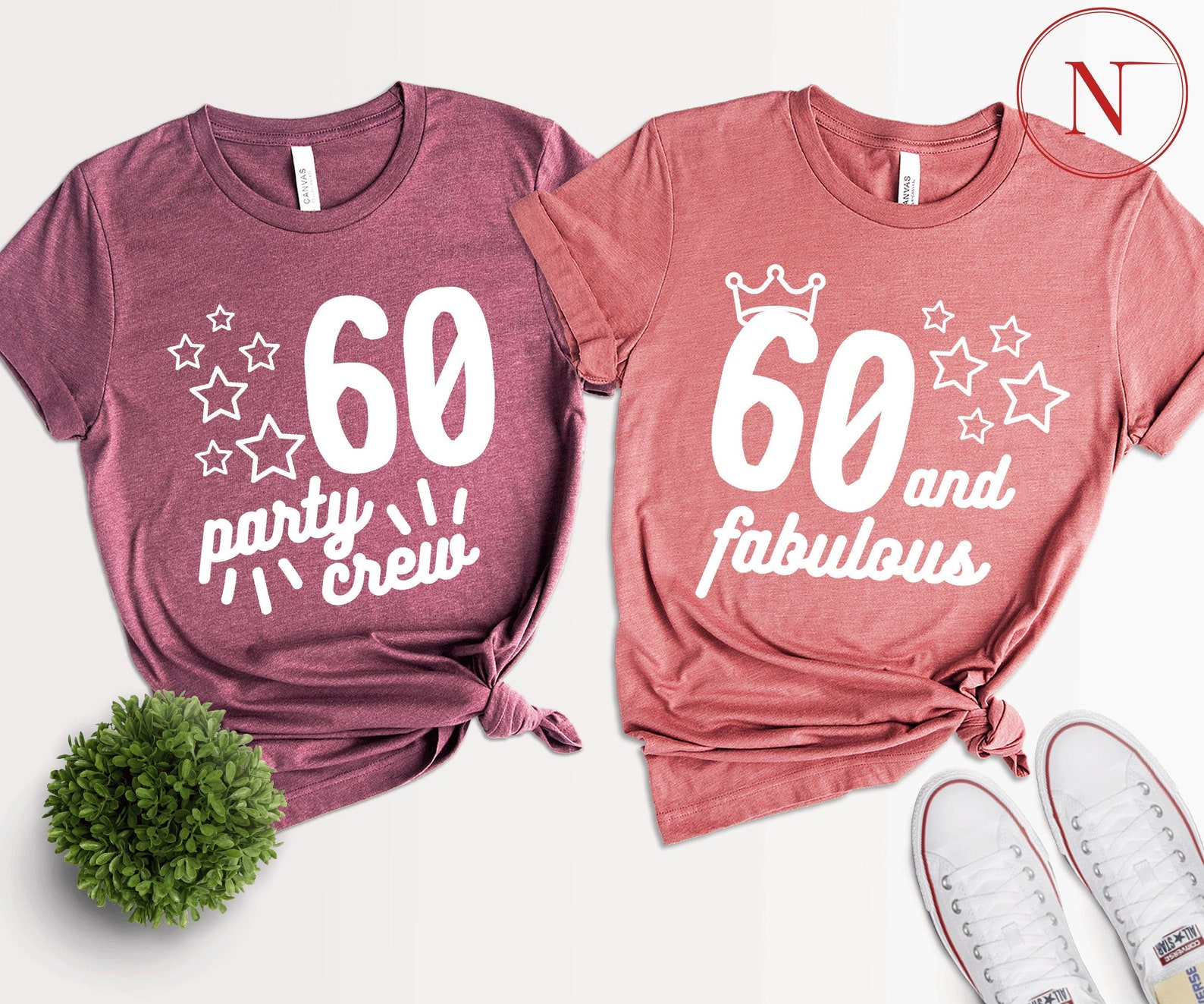 60th Birthday Party Squad TShirt 60 And Fabulous Shirt 60 Etsy