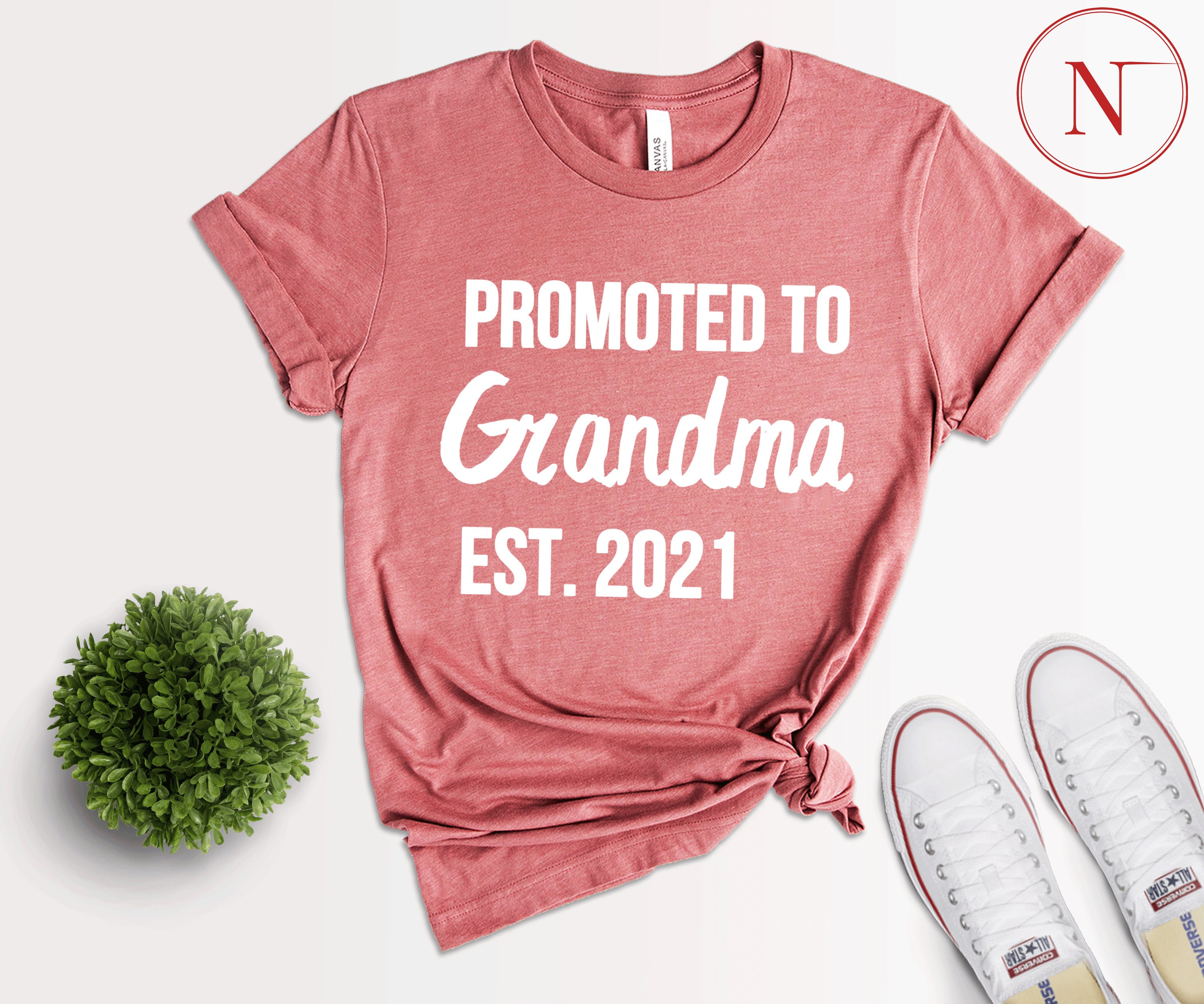 Grandma Established 2021 T-Shirt Best Grandma Shirt Gift | Etsy