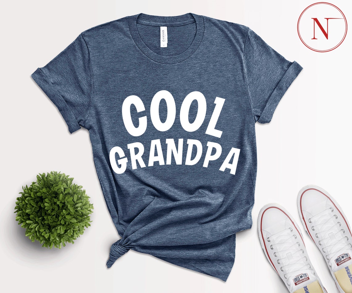 Cool Grandpa TShirt Funny Grandpa Shirt Father