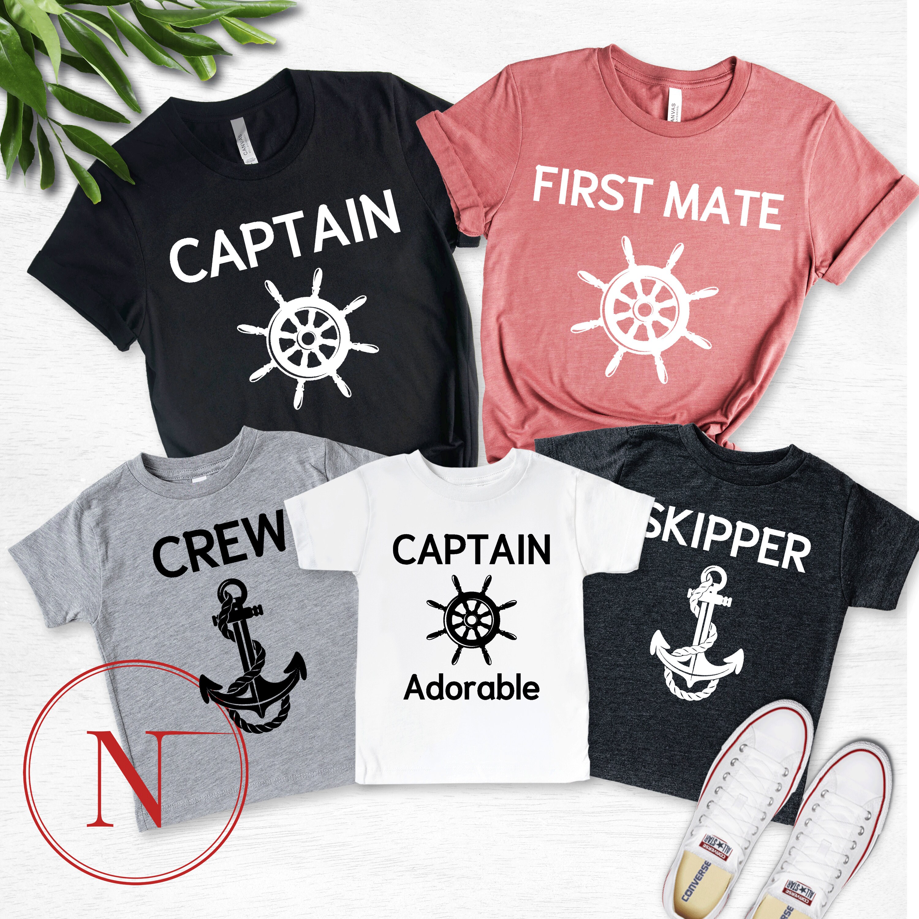 Captain, First Mate and Skipper Boating 