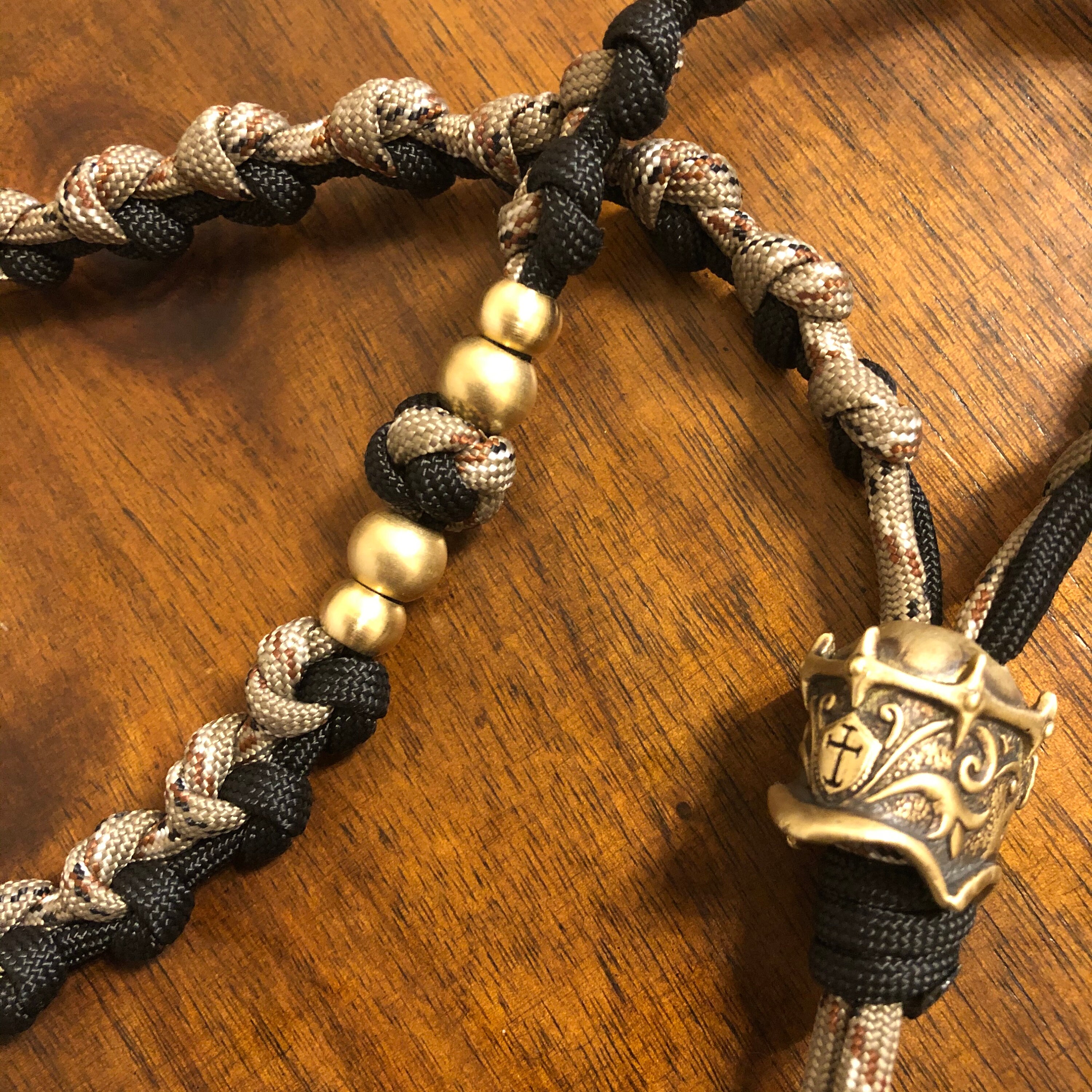 Elegant Paracord Rosary Full Etsy