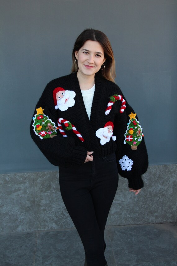 santa cardigan