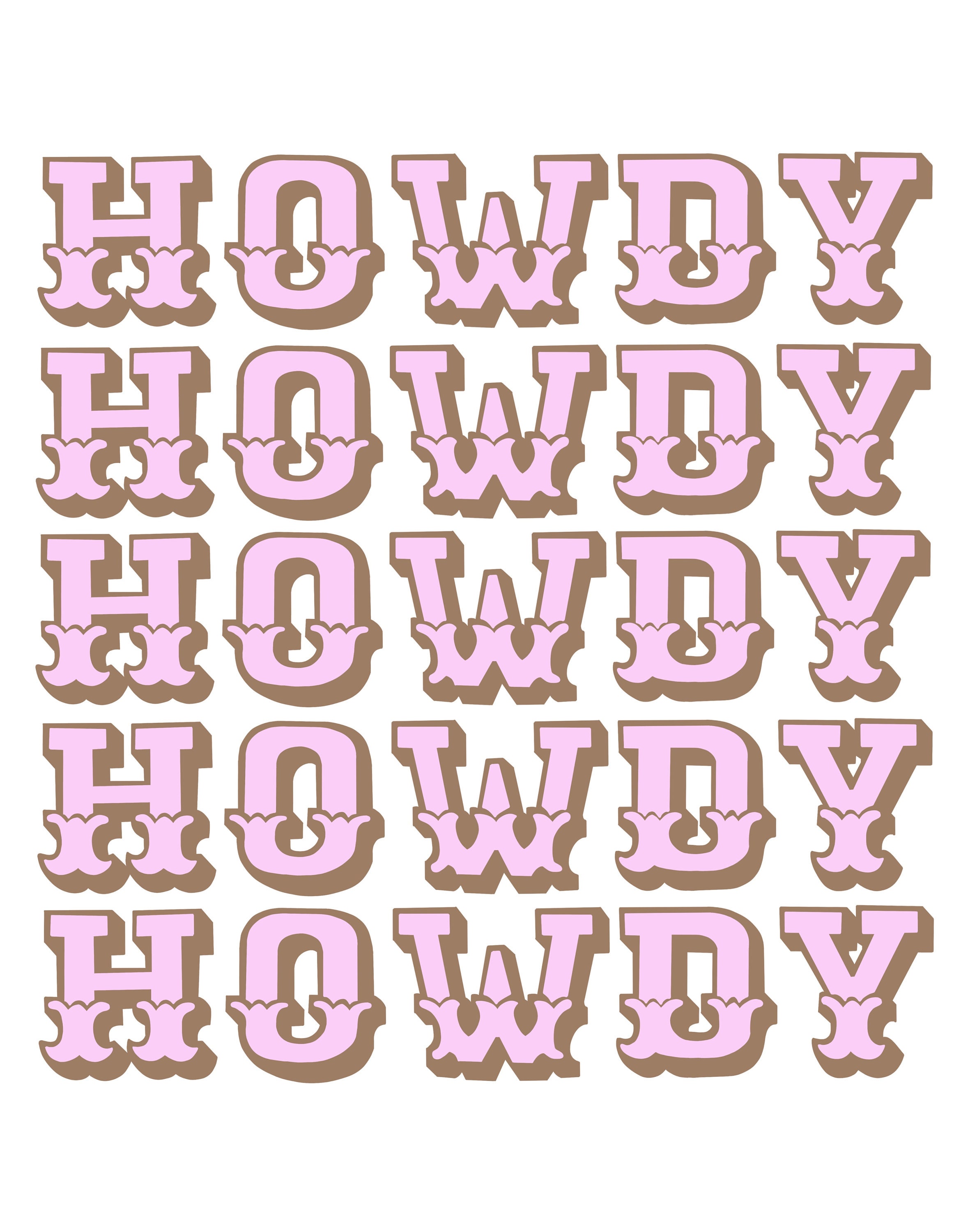 Howdy Wall Art Printable Wall Art Digital Download Quote | Etsy