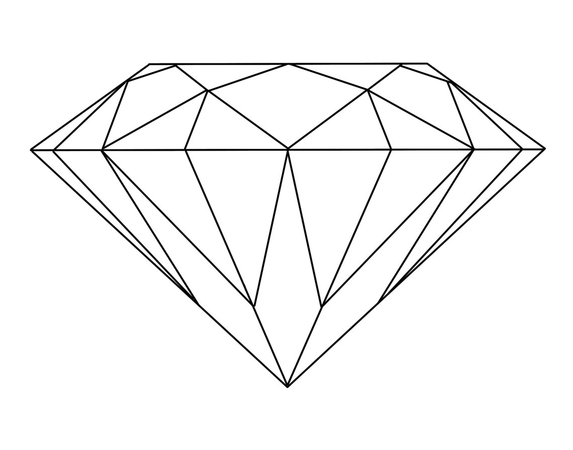 Diamond Wall Art Printable Wall Art Digital Download | Etsy