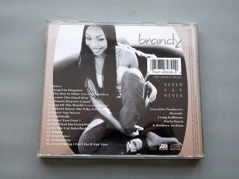 Brandy Never Say Never Album CD R&B et Soul vintage Etsy Brandy Never Say Never Album CD R&B et Soul vintage Etsy