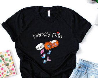 Happy Pills Bruni Camiseta Camisa, Disney Frozen 2 camisa, Disney Bruni sudadera, camisa Disney para mujer, divertido Bruni-Olaf, Elsa, Anna camisa 282