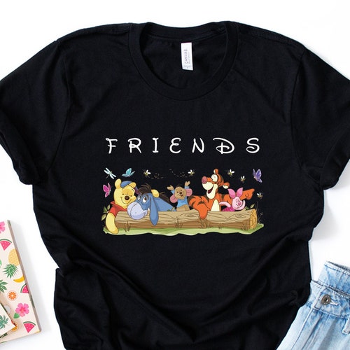 Winnie the Pooh Friends T-shirt Disney Friends Shirt Bear - Etsy