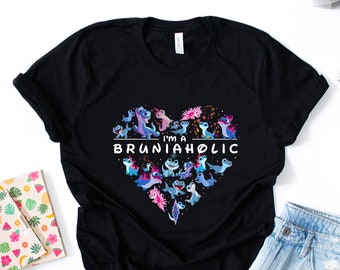 Camisa Disney Bruniaholic, Linda sudadera Bruni Disney, Sudadera con capucha, Regalos de Navidad, Frozen 2, Anna, Elsa, Kristoff, Olaf, Camiseta Unisex-336