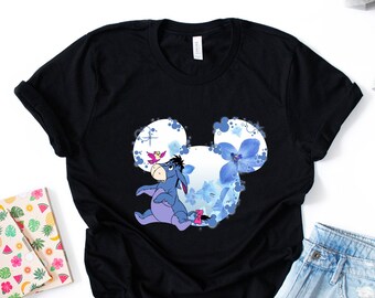 Disney Mickey, Eeyore Sweatshirts, Winnie the Pooh Eeyore, Funny Disney shirts, Family Trip Matching shirt, Women's Youth Shirt-370