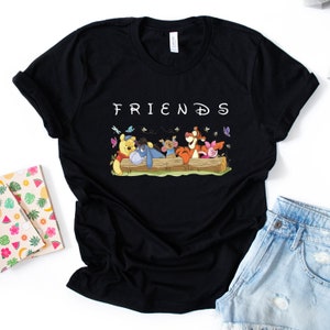 Winnie The Pooh Friends T-Shirt, Disney Friends Shirt, Bär, Eeyore, Ferkel, Tigger Friends T-Shirt, Disney Sweatshirt, süßes Friends Shirt-411