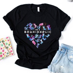 Disney Bruniaholic Shirt, Cute Bruni Disney Sweatshirt, Hoodie, Kerstcadeaus, Frozen 2, Anna, Elsa, Kristoff, Olaf, Unisex T-shirt-336