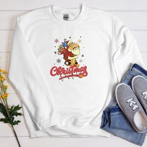 Disney Christmas Shirt, Winnie The Pooh Shirt, Christmas Tigger Shirt, Disneyland Shirt, Kids Christmas Gift Shirt, Family Gift Tee-O50