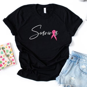 Cute Survivor Shirt, Classic Cancer survivor-Shirt Breast cancer shirt, Cancer Awareness Sweatshirt, Family Gift Shirt, Women Cancer TeeO091