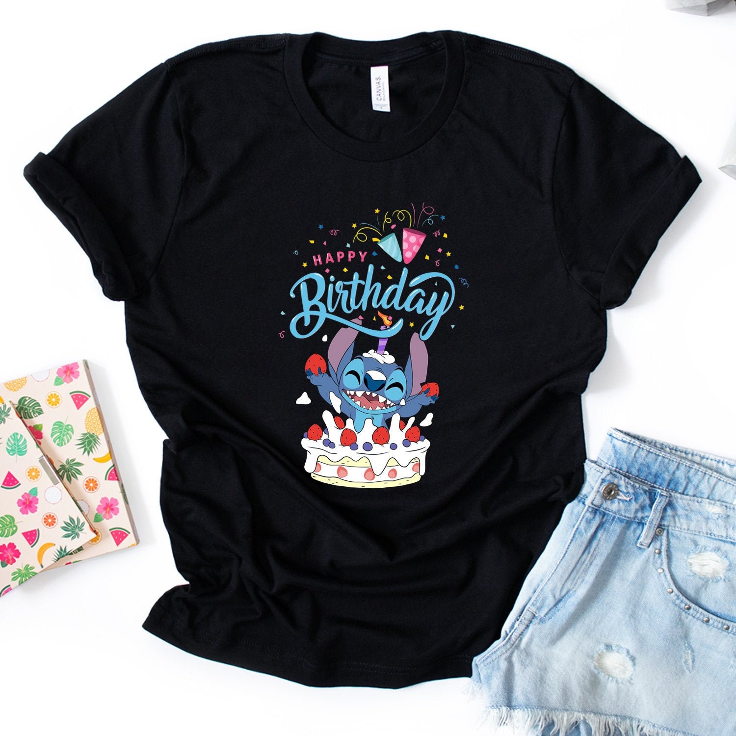 Camiseta de cumpleaños de Stitch, camiseta de cumpleaños de Lilo y Stitch,  traje de cumpleaños de Stitch, ideas de fiesta de cumpleaños de Stitch -   México