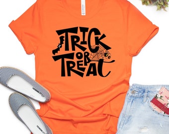 Trick or Treat Halloween shirts, Halloween not so scary shirts, Cute Family Disney Halloween Matching tee, Halloween unisex tee 119